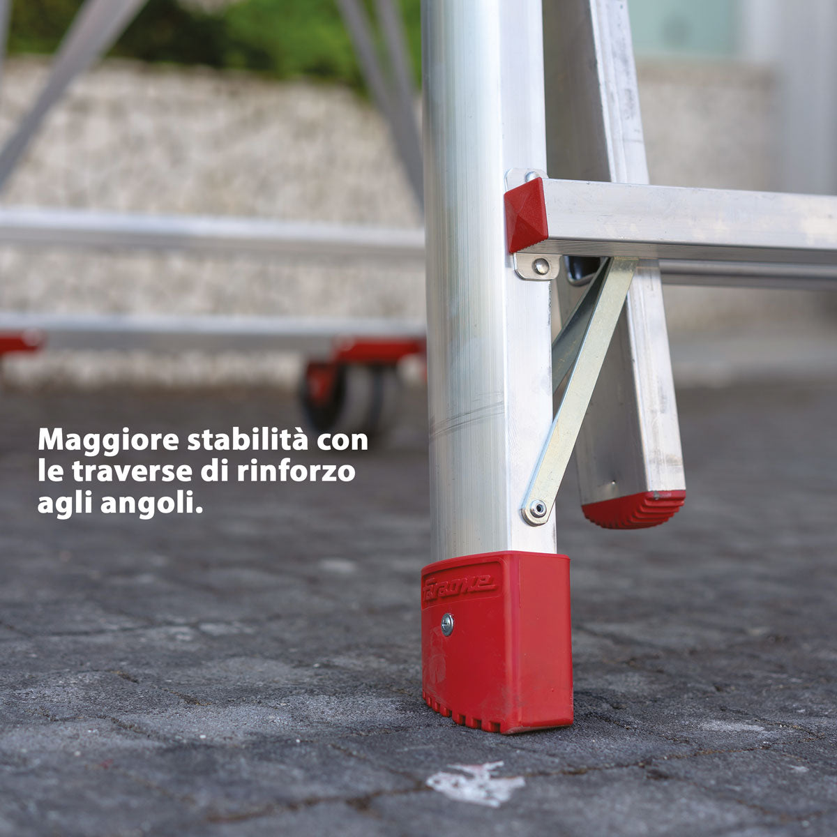 Pieds de stabilité pour les échelles PLS de Faraone