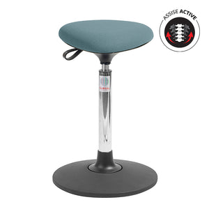 Tabouret ergonomique Tria - Sway - Revêtement écoresponsable Cura