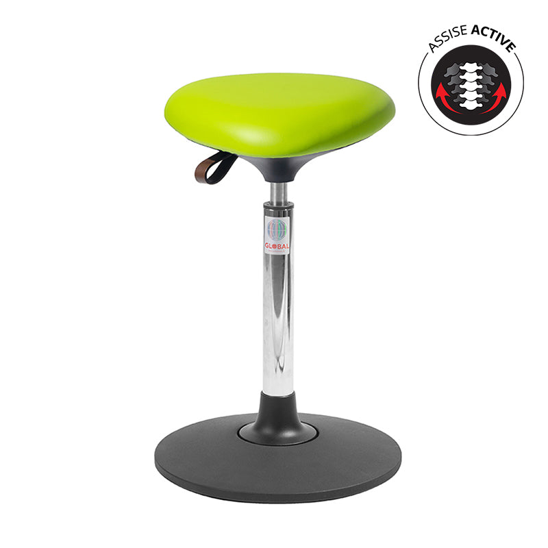 Tabouret ergonomique Tria - Sway - Revêtement simili cuir