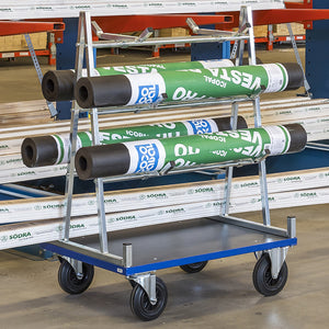 Supports pour profilés - chariot porte-panneau