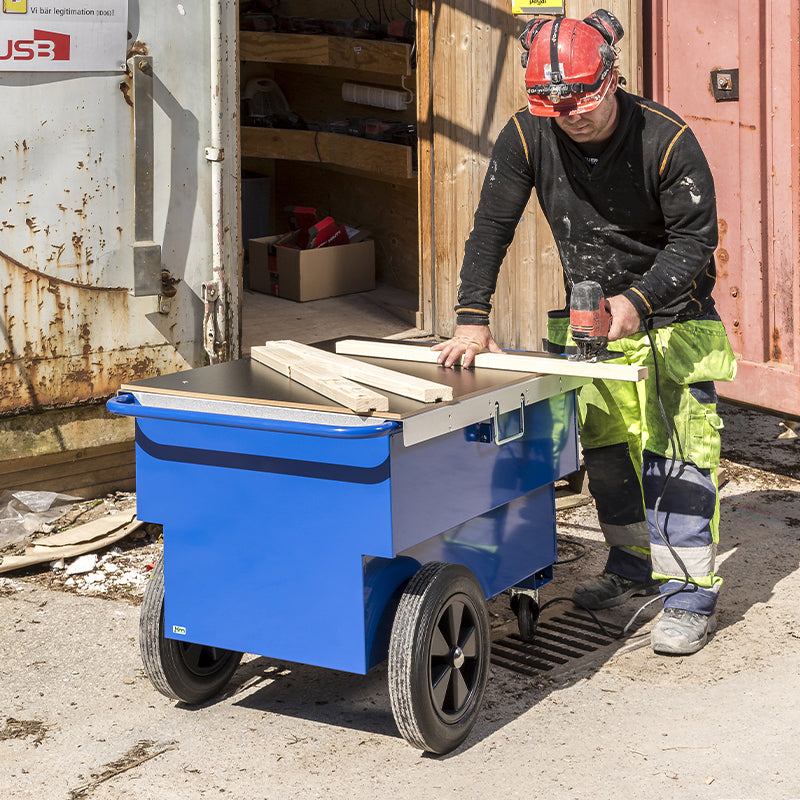 Chariot à outils avec couvercle - 400 kg