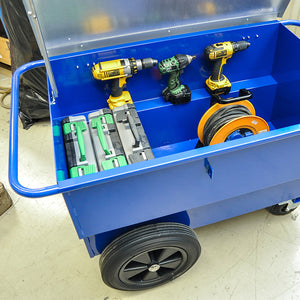 Chariot à outils avec couvercle - 400 kg