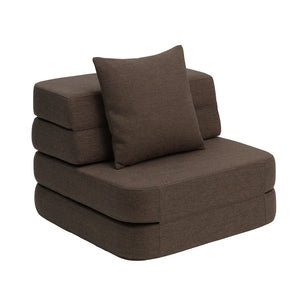 Fauteuil KK assise au sol - 3 niveaux marron KlipKlap