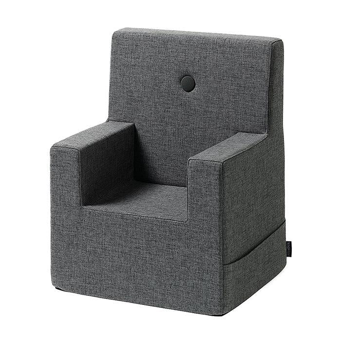 Fauteuil KK XL assise au sol gris/bleu KlipKlap