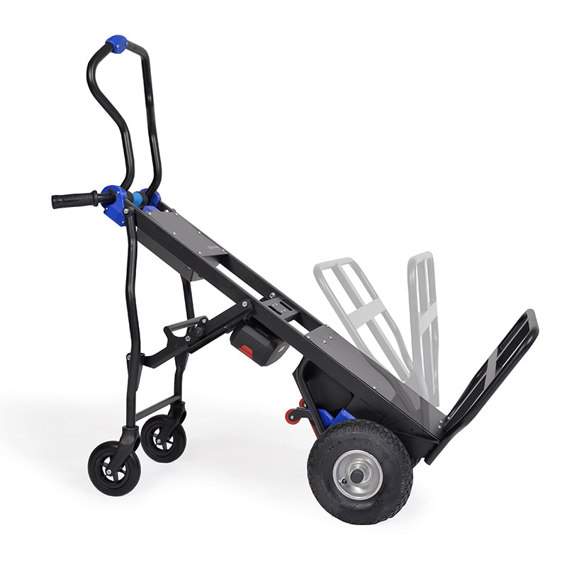 Chariot arrière repliable pour diable