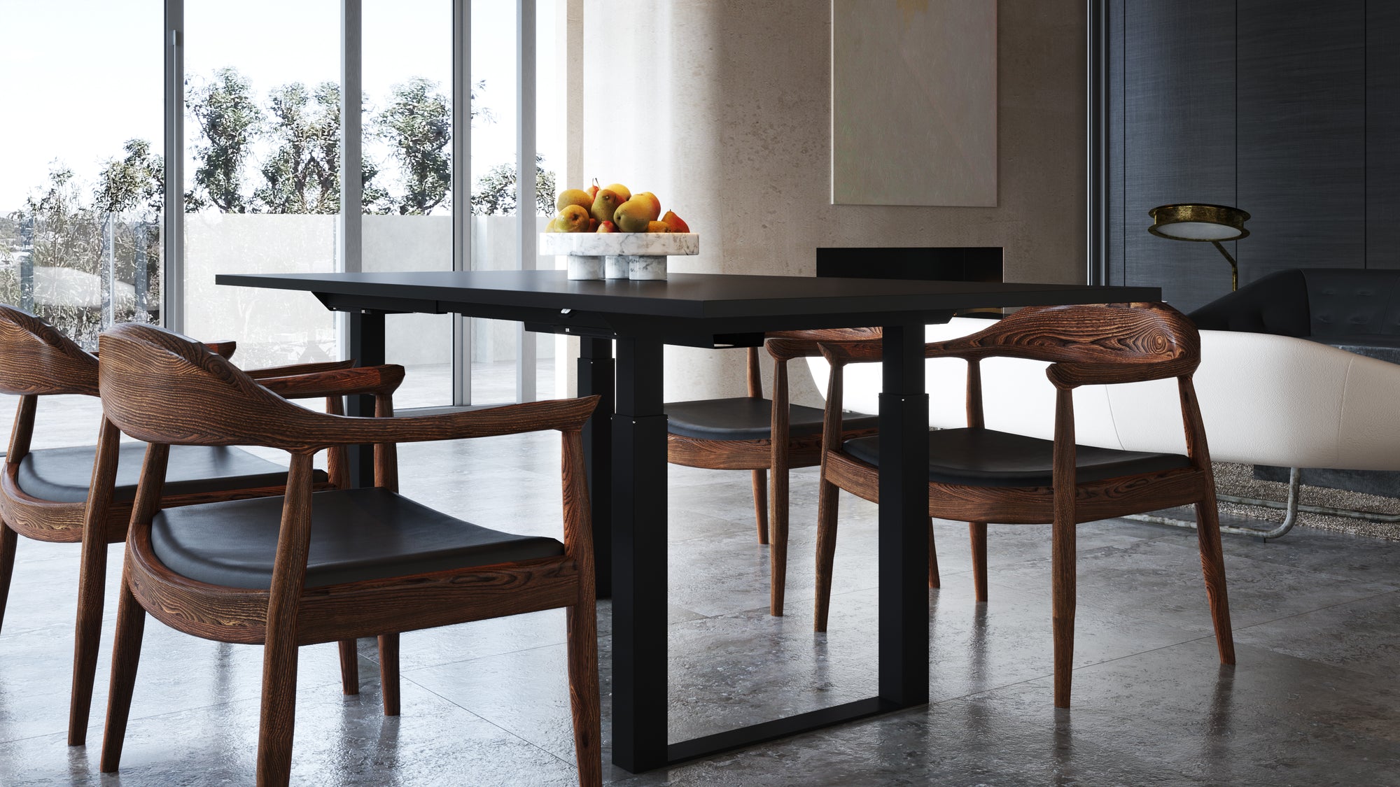 La table Skagerrak dans un salon design