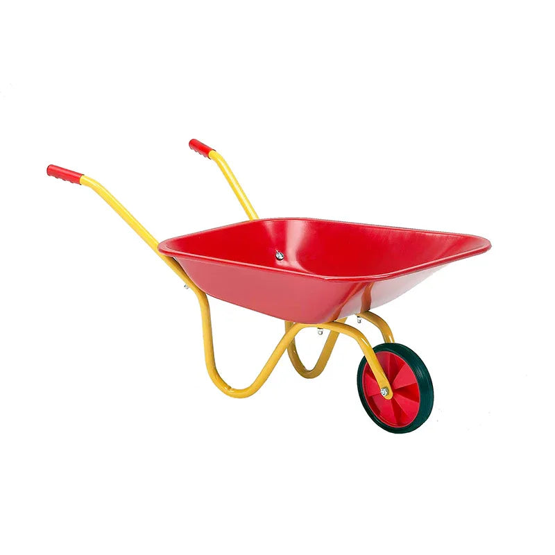 Relaxdays Brouette pour enfants, poignées ergonomiques, H x L x P Relaxdays Brouette pour enfants, poignées ergonomiques, H x L x P