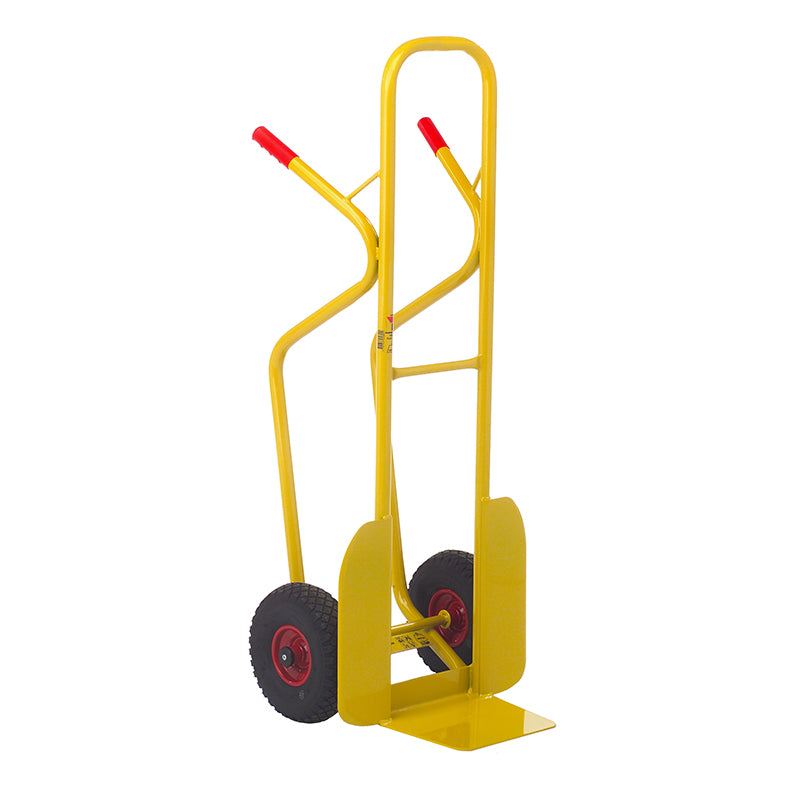 Diable ergonomique acier porte-caisses - 225 kg
