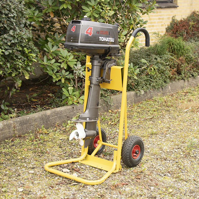 Diable ergonomique pour moteur de bateau - 100 kg