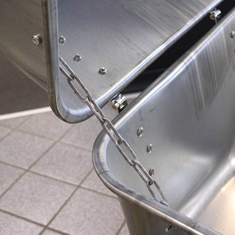 Brouette multi usage - couvercle - 110 L / 250 kg