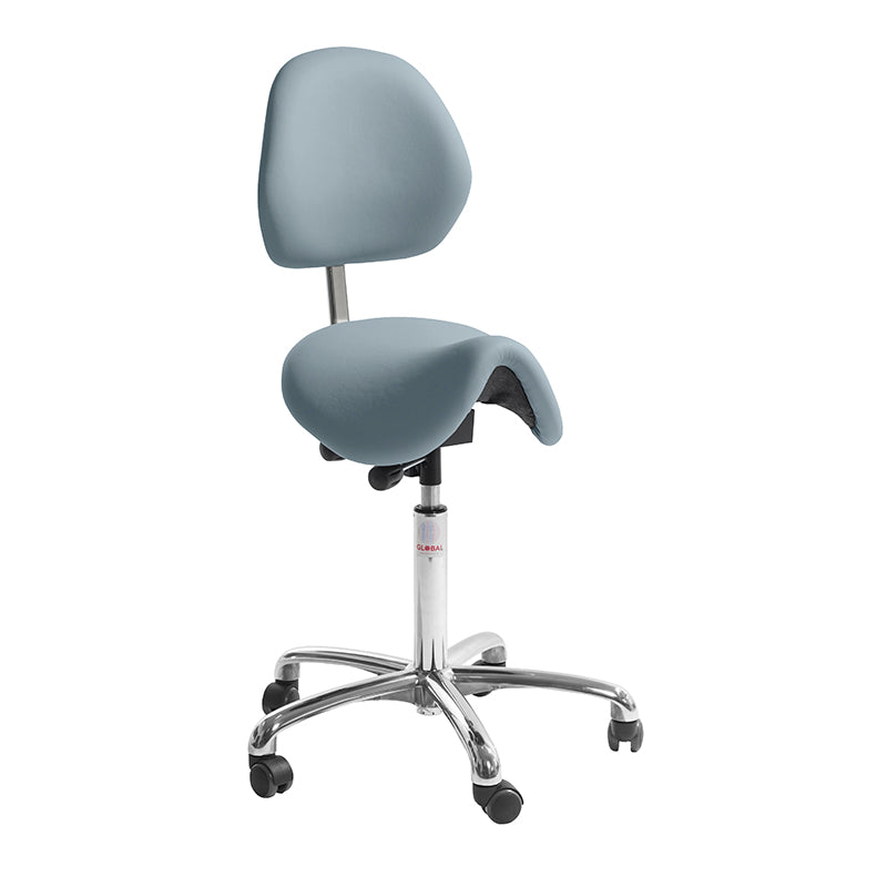 Siège-selle dossier Dalton - Alu61 - assise active