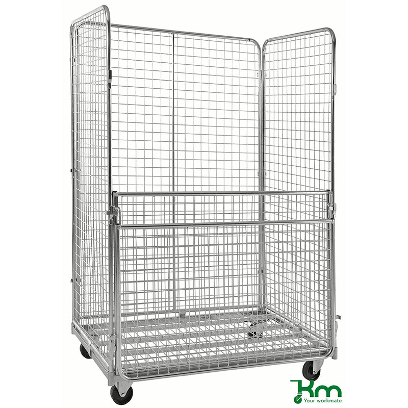 Roll conteneur - longueur 1200 mm - 4 côtés - 400 kg