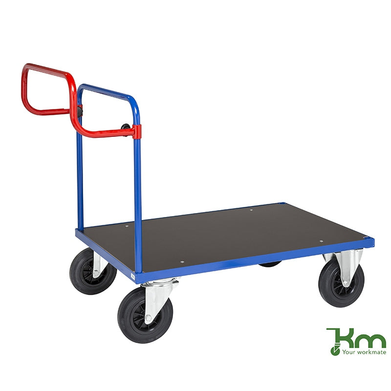 Poignée ergonomique pour chariot plateforme