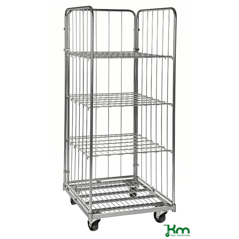 Étagère pour roll conteneurs standards et emboîtables