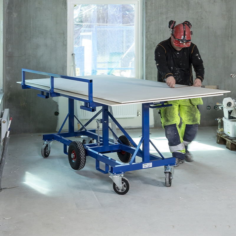 Chariot ergonomique porte-panneau