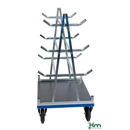 Supports pour profilés pour chariot porte-panneaux