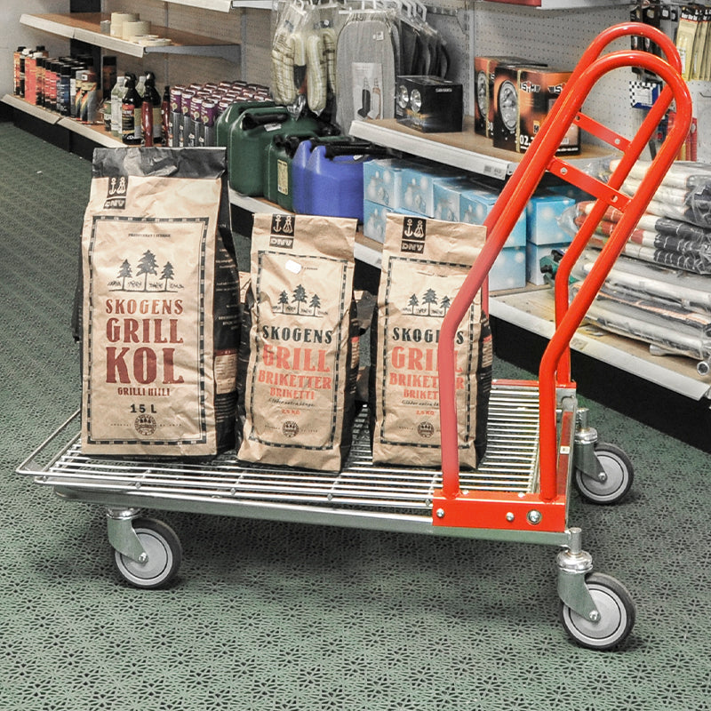 Chariot plateforme grand volume - 2 poignées - 200 kg