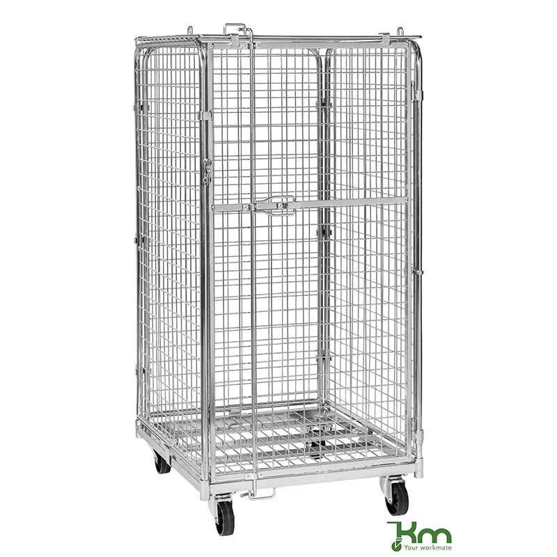 Roll conteneur sécurisé - longueur 795 mm - 4 côtés