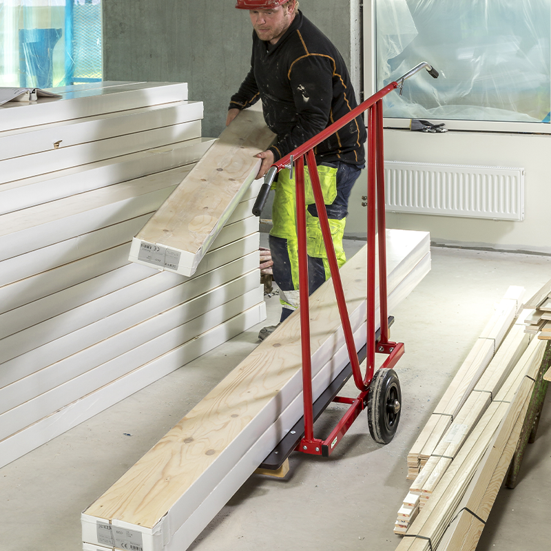 Chariot porte-panneau avec poignée coulissante - 200 kg