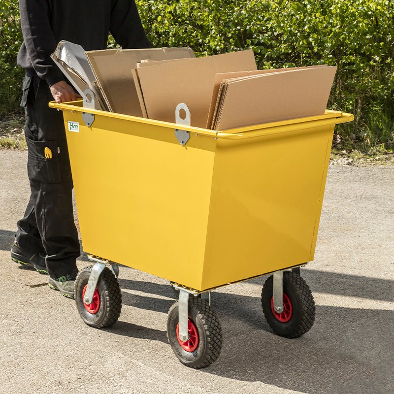 Benne à déchets avec anneaux de levage - 200L