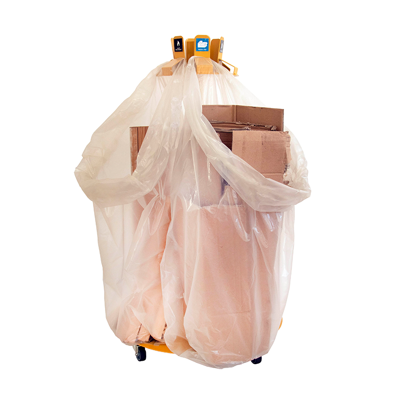 Chariot de tri pour sacs poubelles - 100 kg