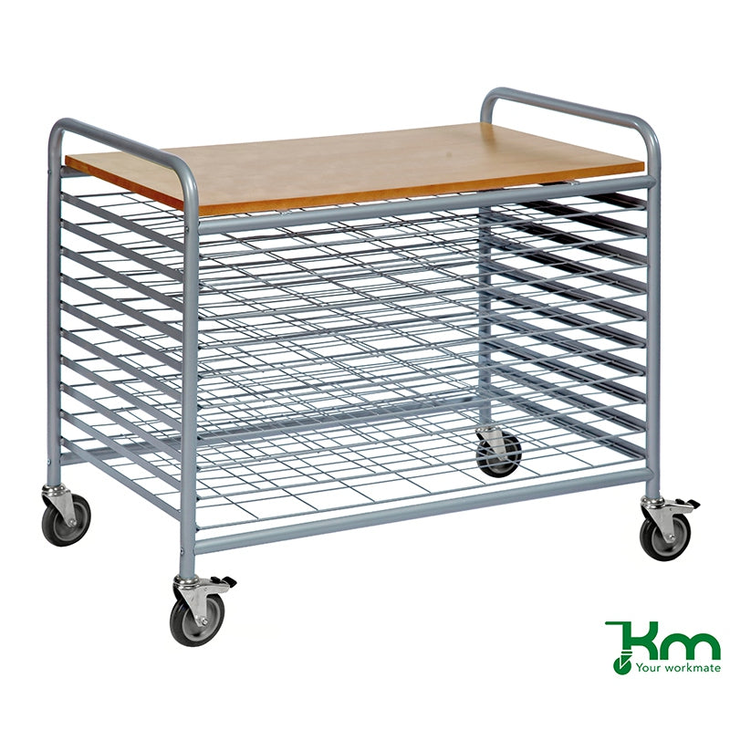 Chariot de séchage pour arts plastiques - 100 kg