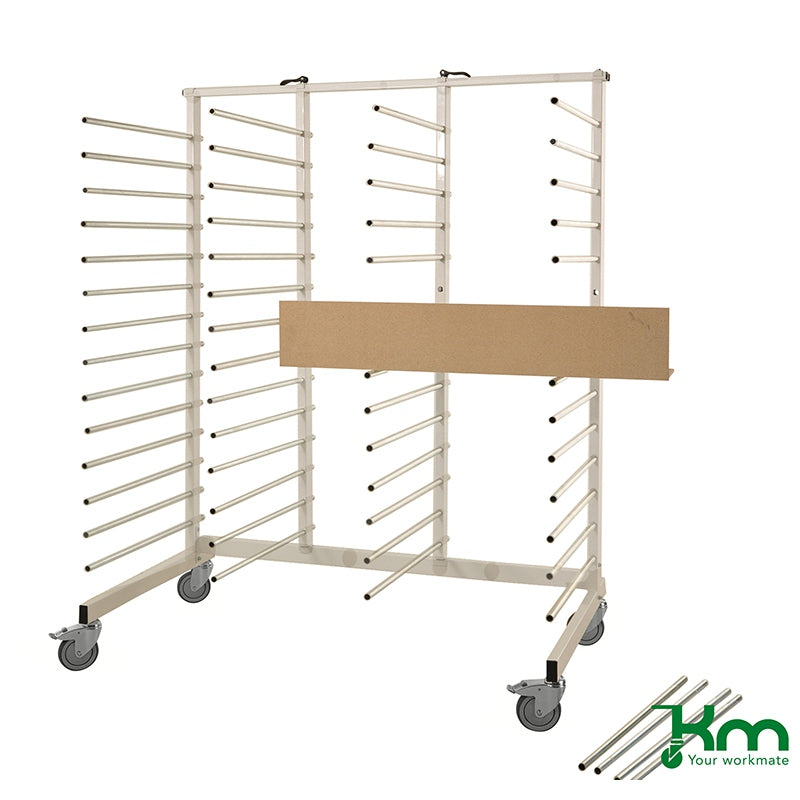 Chariot de séchage réglable - 300 kg