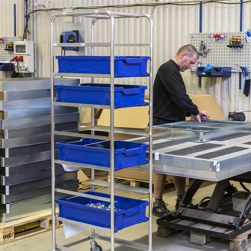 Chariot porte-bacs - 150 kg