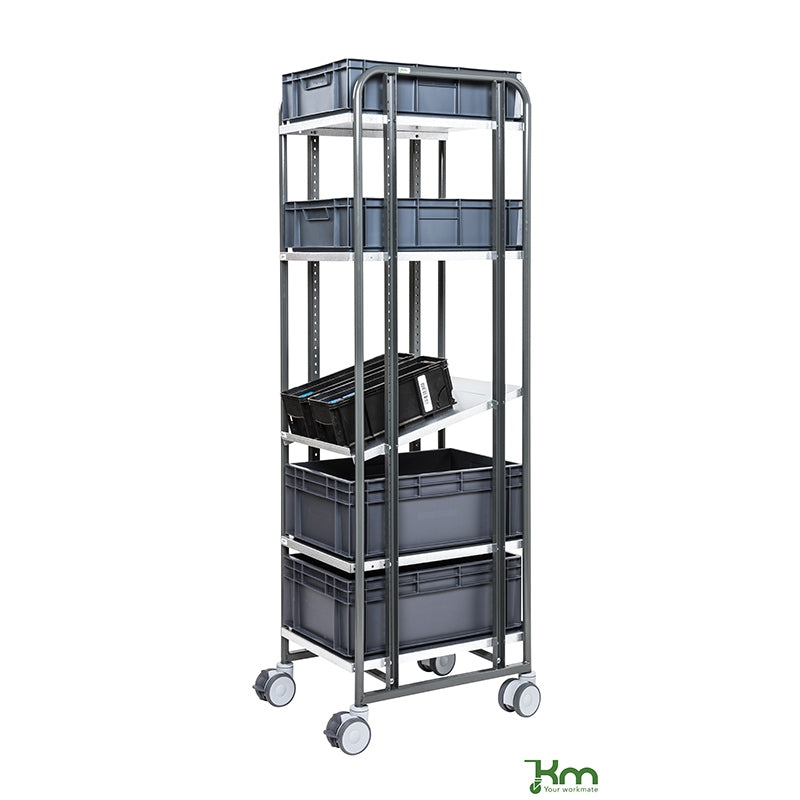 Chariot de préparation de commandes réglable - 250 kg