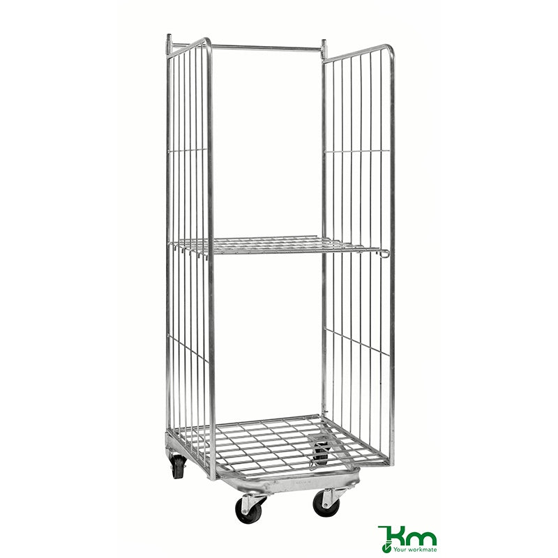 Roll conteneur emboîtable - longueur 800 mm - 2 à 4 côtés