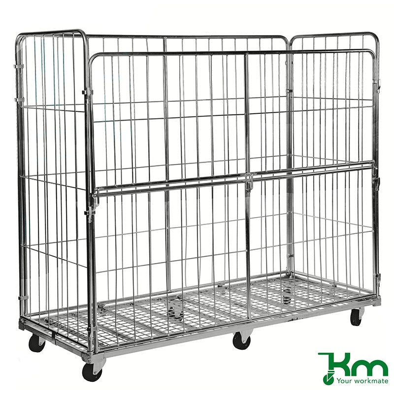 Roll conteneur - longueur 2000 mm - 4 côtés - 400 kg