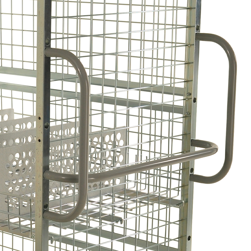 Poignées verticales pour chariots de préparation de commandes KM300