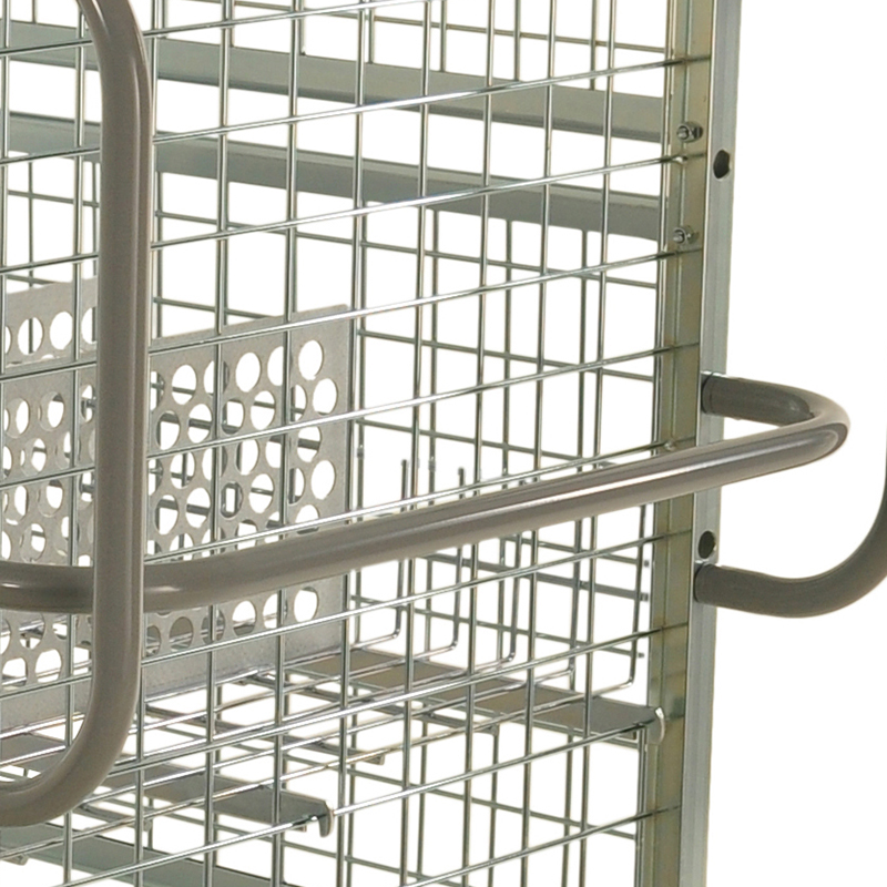 Poignée horizontale pour chariots de préparation de commandes KM300