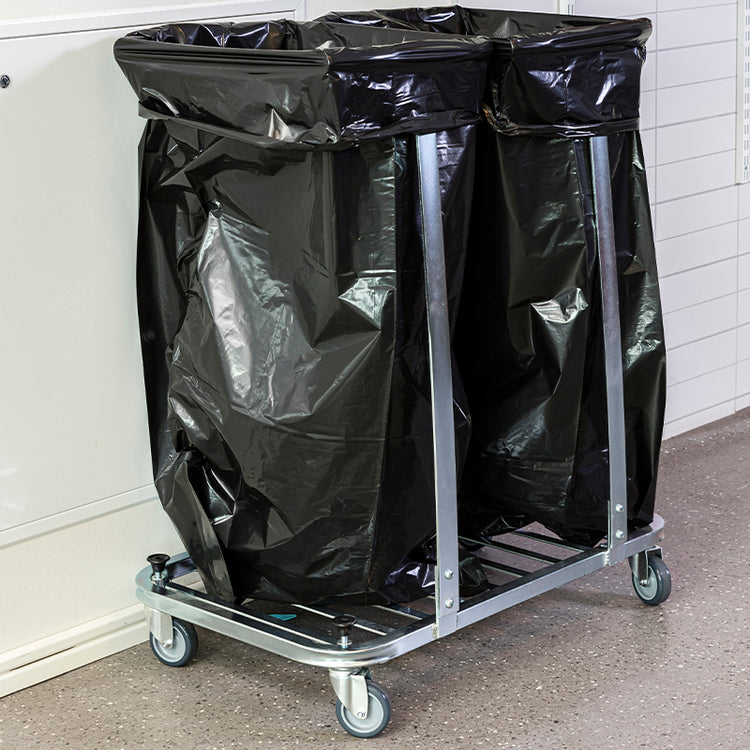 Support mobile sacs poubelles - 125/250 litres