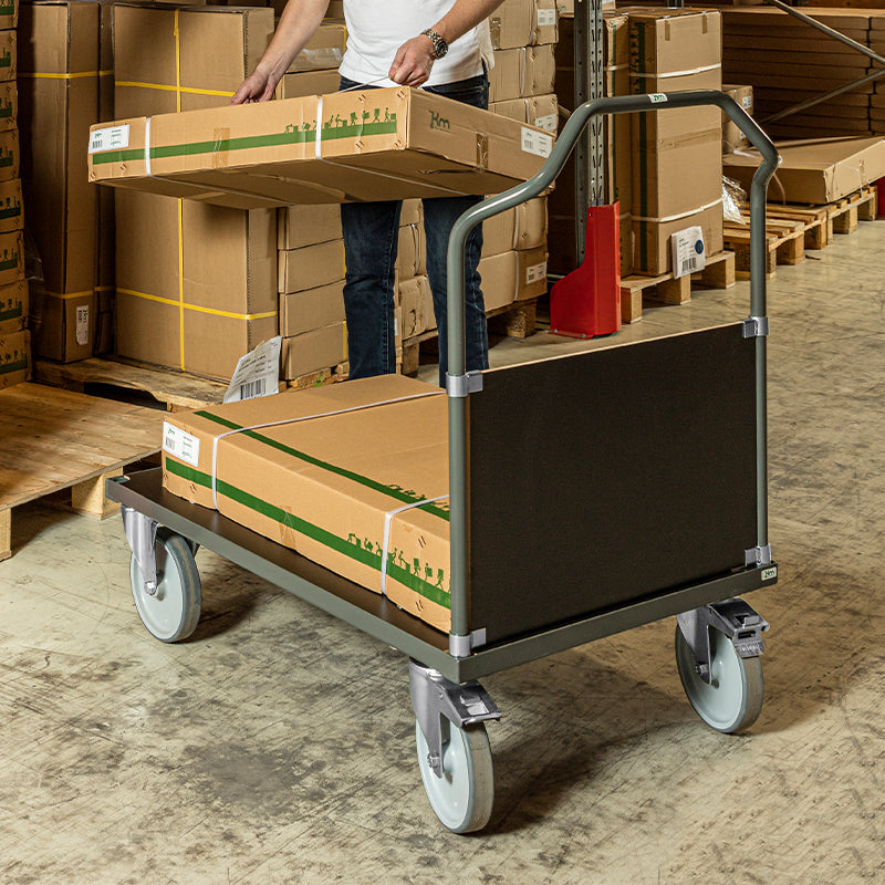 Chariot plateforme ergonomique - 500 kg