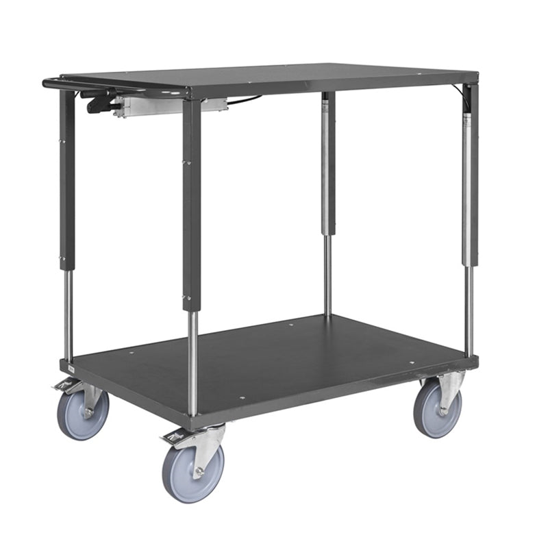 Chariot plateforme ergonomique réglable - 400 kg