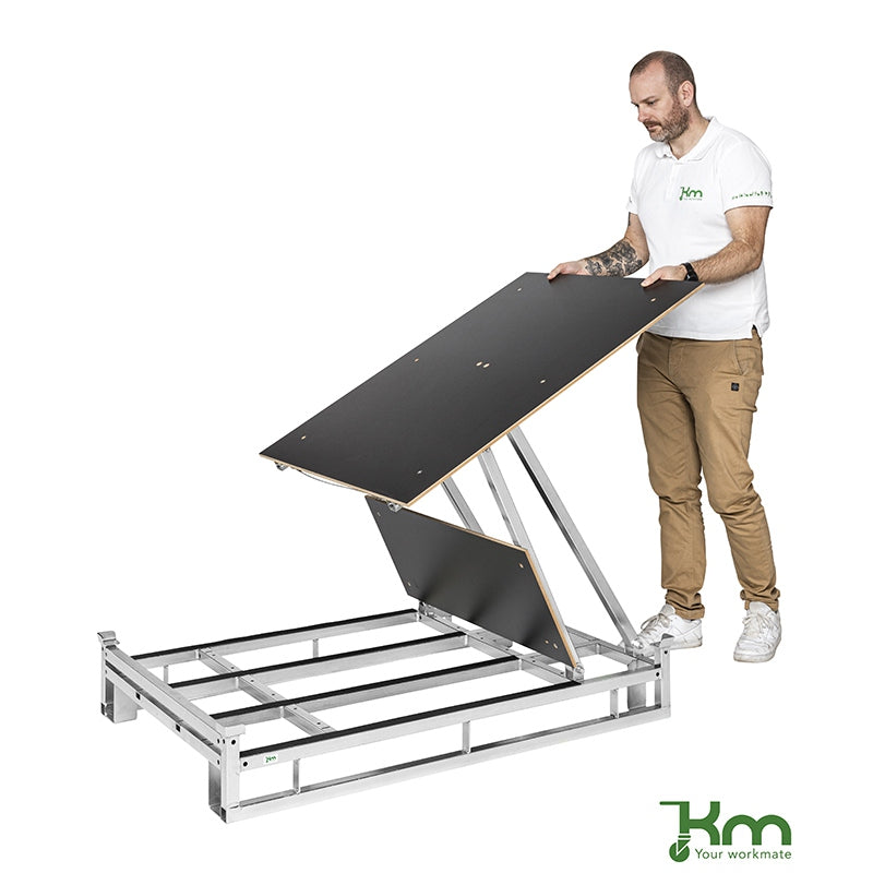 Palette acier avec support - 800 kg