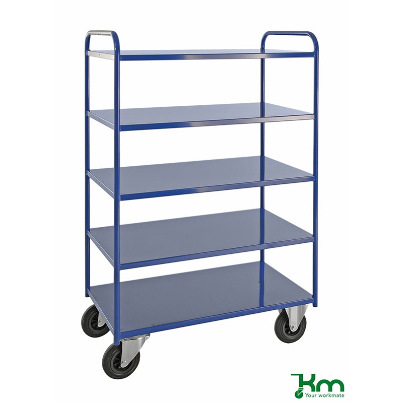Chariot desserte haut soudé - 3 ou 5 étagères