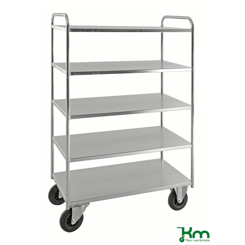Chariot desserte haut soudé - 3 ou 5 étagères
