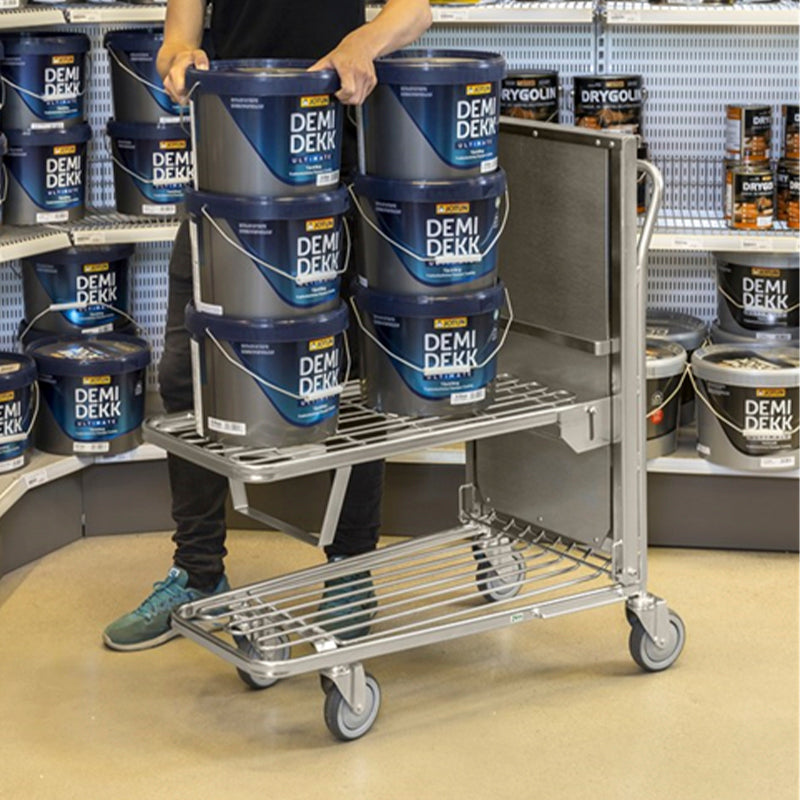 Chariot ergonomique à niveau constant