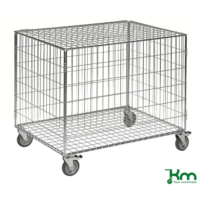 Chariot à maille avec couvercle - 60 kg