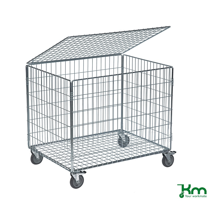 Chariot à maille avec couvercle - 60 kg