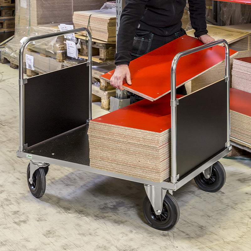 Chariot plateforme - 2 poignées - 500 kg