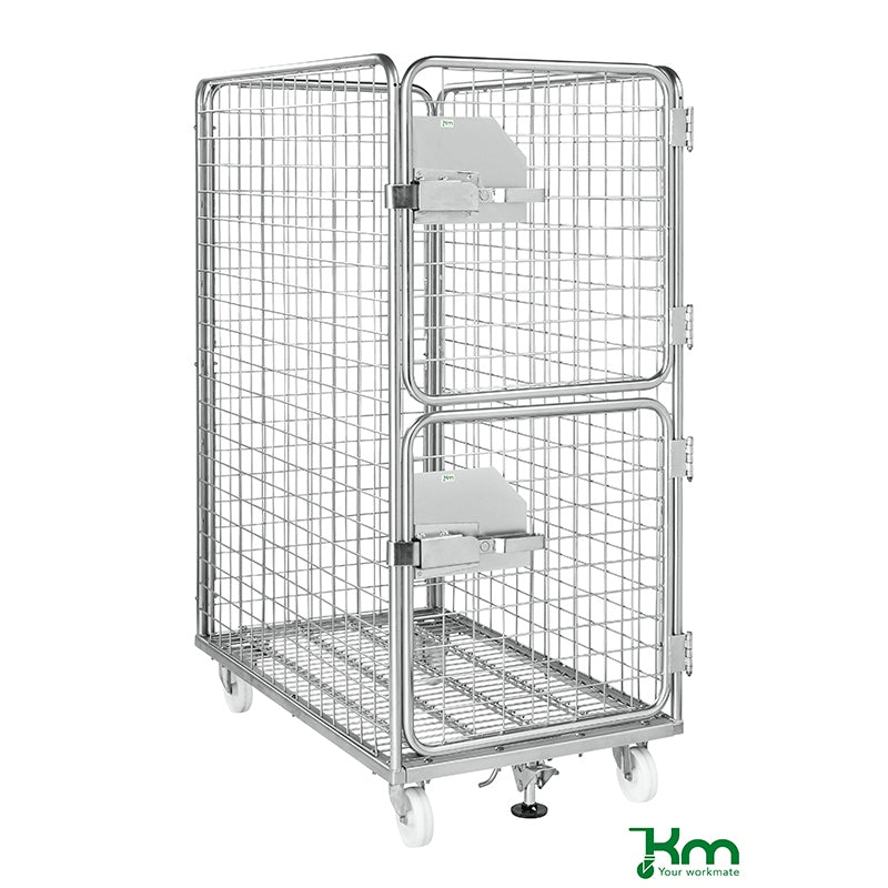 Roll conteneur - longueur 1200 mm - 4 côtés - 800 kg