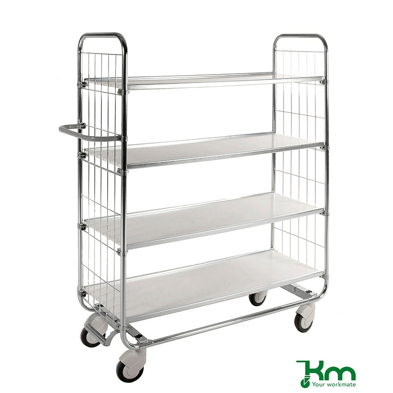 Chariot de préparation de commandes - frein central - 250 kg