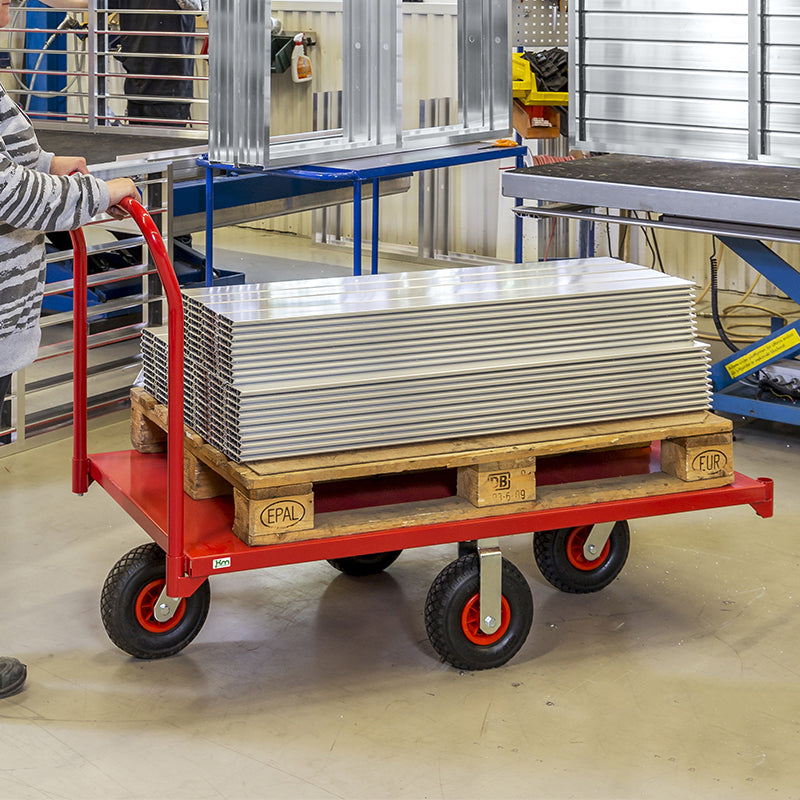 Chariot plateforme longue - 1200 kg