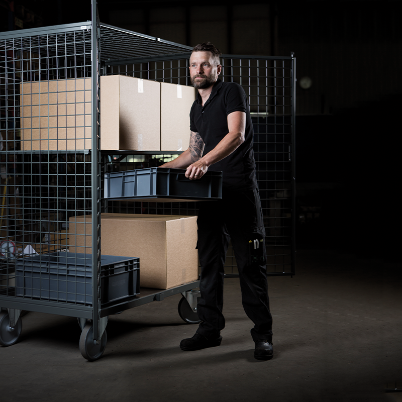 Chariots armoires antivol