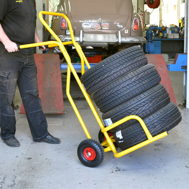 Diable acier pour pneus - 200 kg