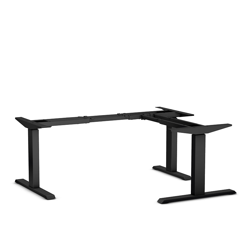 Bureau assis-debout électrique Steelforce Pro 671 SLS 90° - Noir